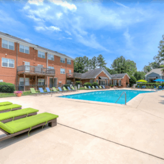 resort style pool